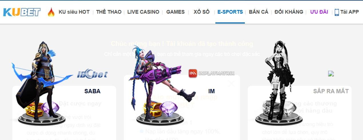 Kubet - Link Trang Chủ Casino Kubet Chính Thức 2026 24 Bạn có thể đến với sảnh E-Sports của KUBET